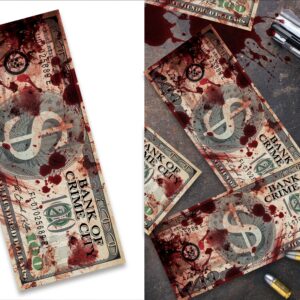 Banconote dollari insanguinate