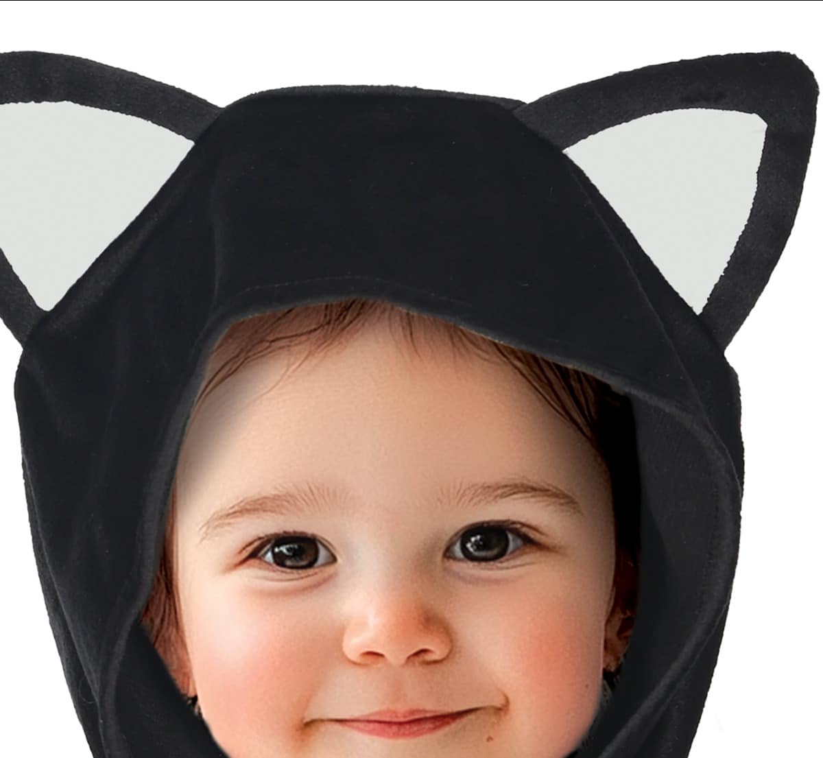 Costume poncho gattino baby - immagine 2