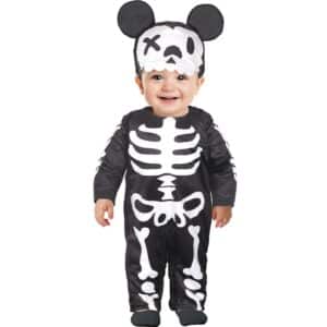 Costume Topolino scheletro baby