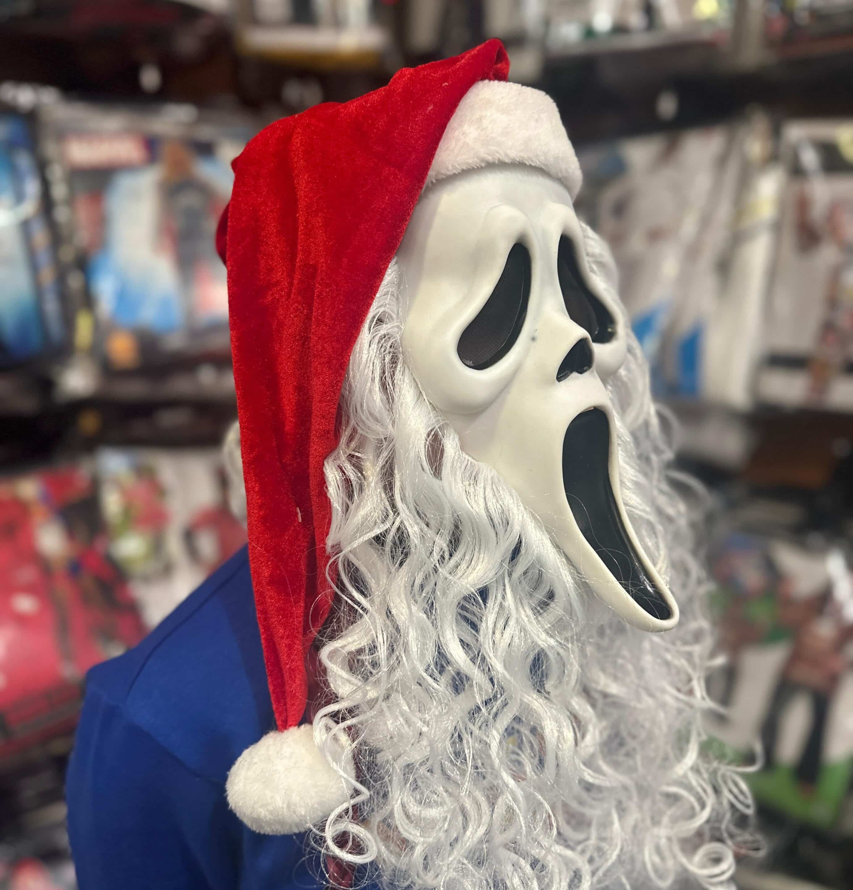 Maschera Ghost Face Scream Babbo Natale - immagine 3