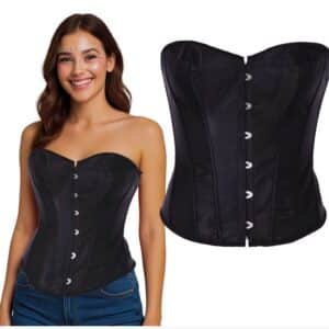 Corsetto nero adulto