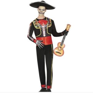 Costume Scheletro Mariachi uomo