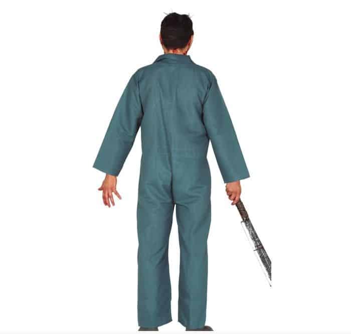 Costume Jason Voorhees venerdì 13 blu adulto - immagine 2