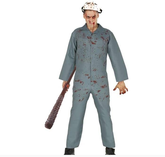 Costume Jason Voorhees venerdì 13 blu adulto