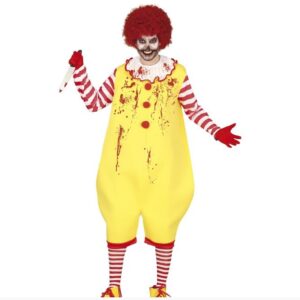 Costume Clown Horror Ronald Mc Donald