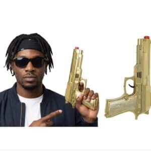Pistola dorata gangster